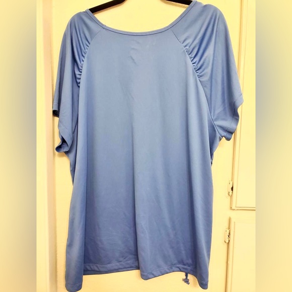 Blue Danskin Now Active Wear Shirt - Picture 2 of 4